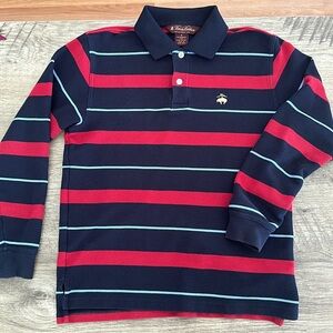 Brooks Brothers Boys Long Sleeve Polo